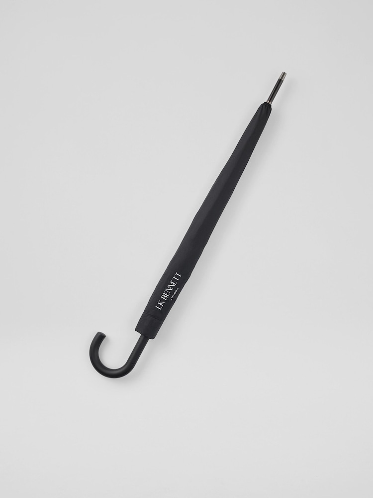 LK Bennett Black Luana Black Walker Umbrella - Image 2 of 3
