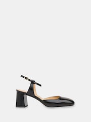 Whistles Black Matilda Block Heel Sandals - Image 3 of 5