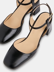 Whistles Black Matilda Block Heel Sandals - Image 5 of 5