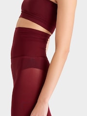 Heist Red The Eighty Opaque Tights - Image 4 of 5
