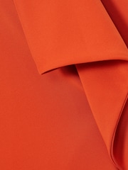 Reiss Orange Louise Cowl Back Mini Dress - Image 6 of 6
