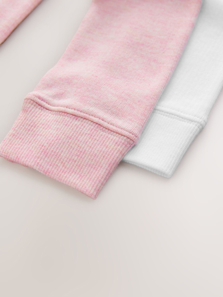 White/Pink Long Sleeve Thermal Top (2-16yrs) - Image 6 of 6 White/Pink Long Sleeve Thermal Top (2-16yrs) - Image 6 of 6