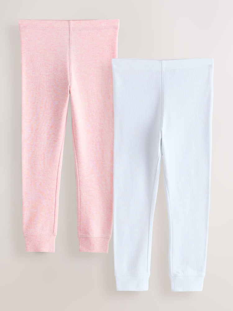 White/Pink Thermal Leggings (2-16yrs) - Image 1 of 6 White/Pink Thermal Leggings (2-16yrs) - Image 1 of 6
