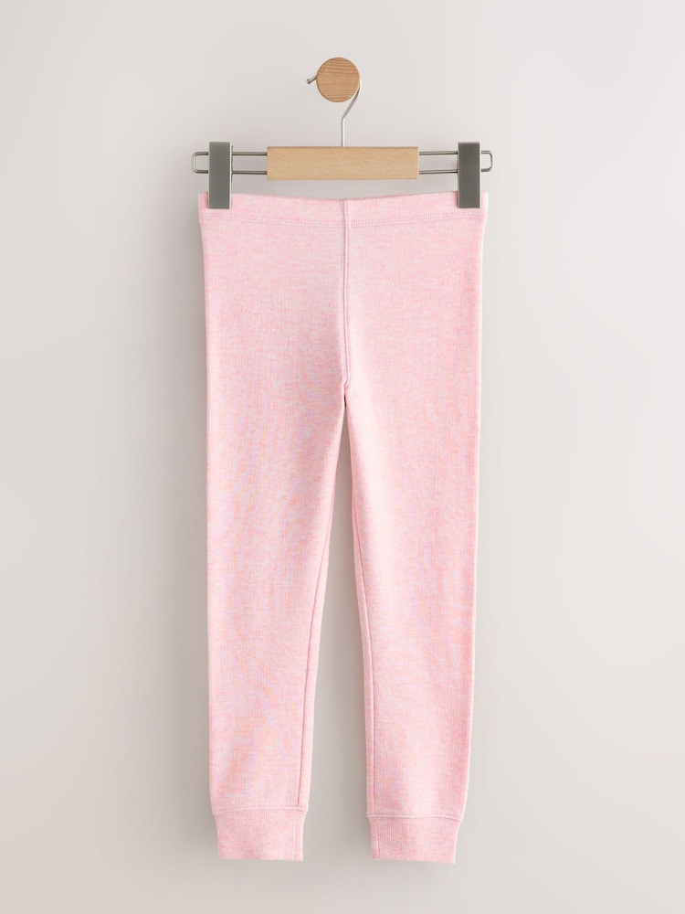 White/Pink Thermal Leggings (2-16yrs) - Image 2 of 6 White/Pink Thermal Leggings (2-16yrs) - Image 2 of 6