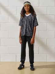 Abercrombie & Fitch Logo Tapered Joggers With Stripe Detail - Image 4 of 7