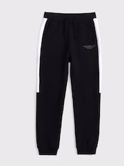 Abercrombie & Fitch Logo Tapered Joggers With Stripe Detail - Image 7 of 7