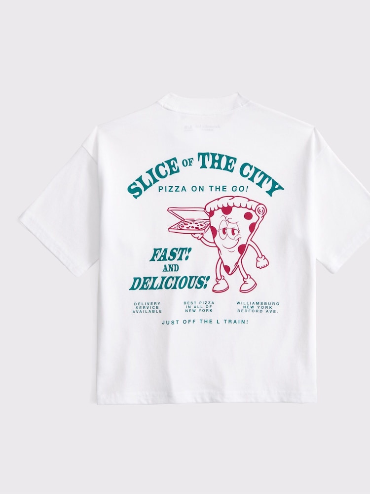 Abercrombie & Fitch Fun Cartoon Back Graphic T-Shirt - Image 2 of 2