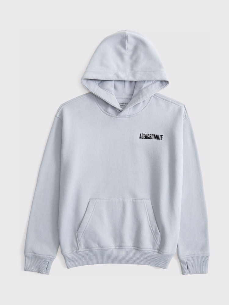 Abercrombie & Fitch Logo Graphic Back Print Hoodie - Image 1 of 3