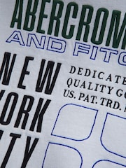 Abercrombie & Fitch Logo Graphic Back Print Hoodie - Image 3 of 3