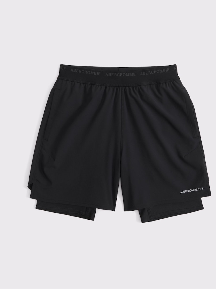 شورت من طبقتين بشعار Active Sports من Abercrombie & Fitch - صورة 1 من 1 شورت من طبقتين بشعار Active Sports من Abercrombie & Fitch - صورة 1 من 1