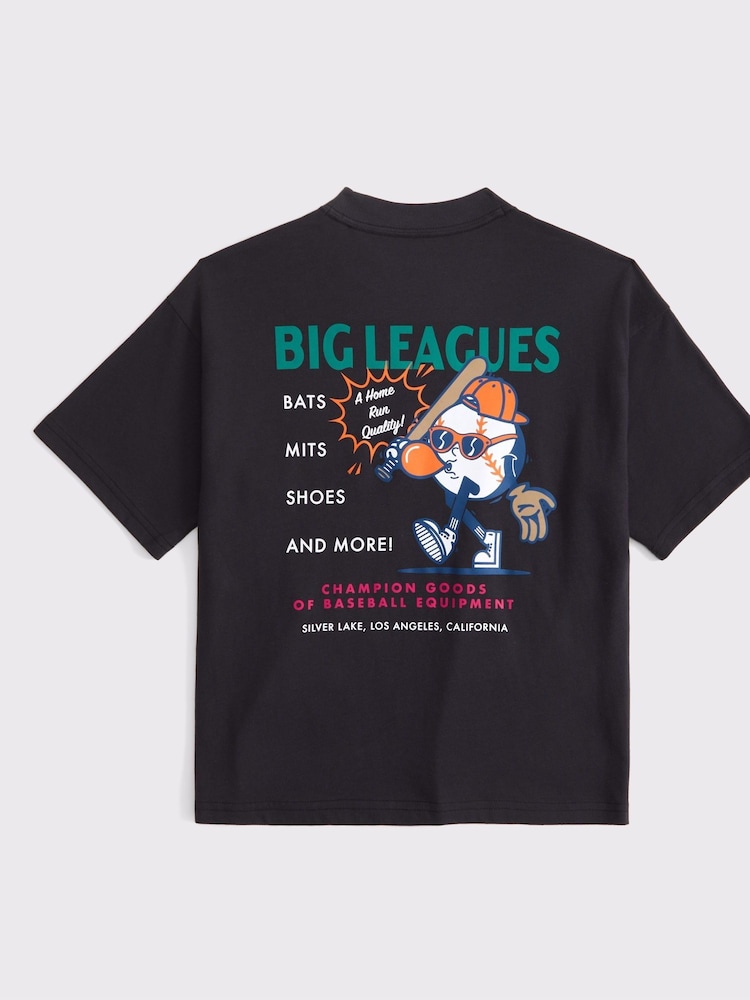 Abercrombie & Fitch Fun Cartoon Back Graphic T-Shirt - Image 2 of 2
