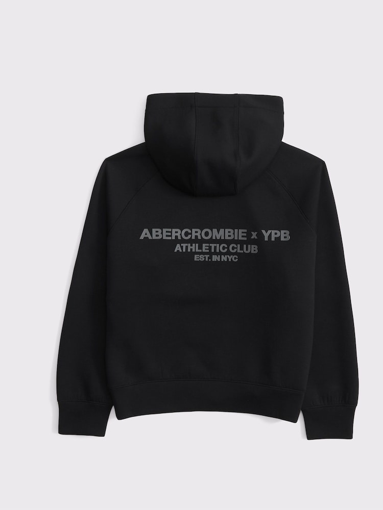 Abercrombie & Fitch Active Sports Logo Hoodie With Back Print - Image 2 of 2