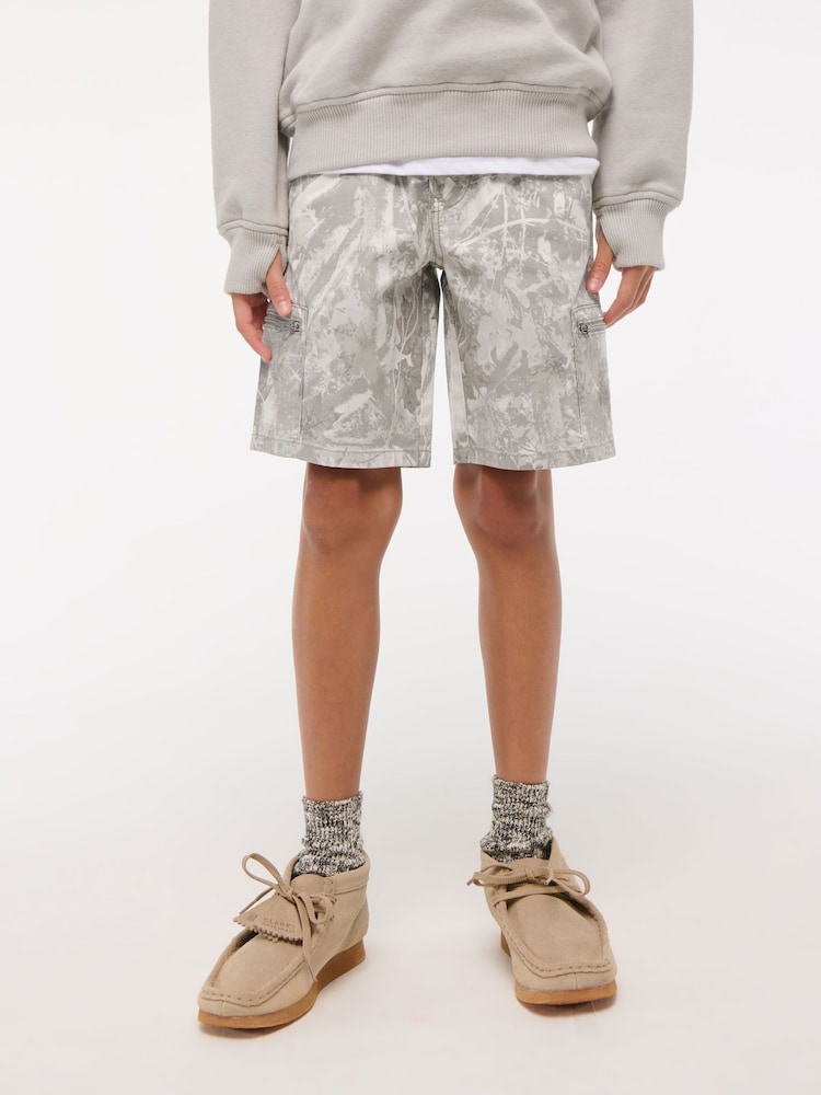 Abercrombie & Fitch Pull On Camo Cargo Shorts - Image 2 of 7
