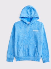 Abercrombie & Fitch Logo Graphic Back Print Hoodie - Image 1 of 3