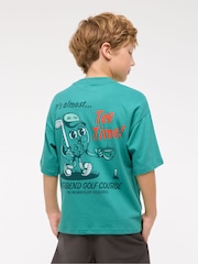 Abercrombie & Fitch Fun Cartoon Back Graphic T-Shirt - Image 3 of 8