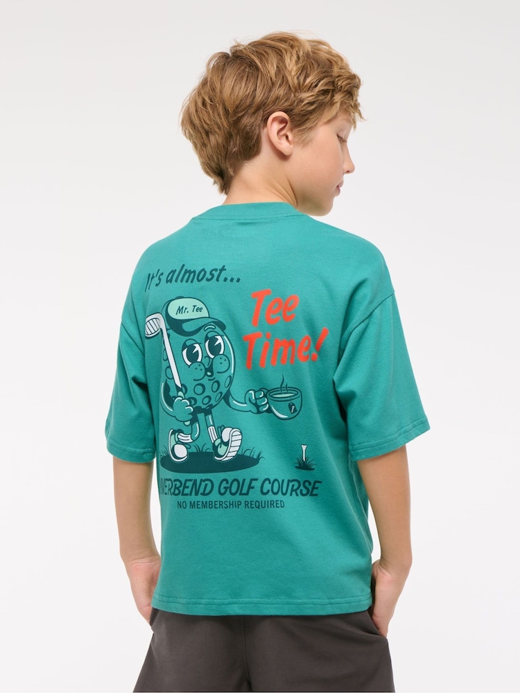 Abercrombie & Fitch Fun Cartoon Back Graphic T-Shirt - Image 3 of 8
