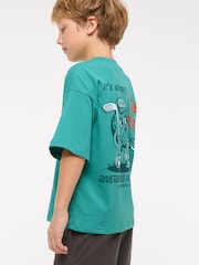 Abercrombie & Fitch Fun Cartoon Back Graphic T-Shirt - Image 5 of 8