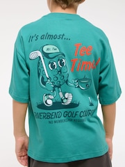 Abercrombie & Fitch Fun Cartoon Back Graphic T-Shirt - Image 6 of 8