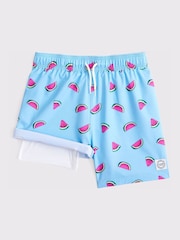Abercrombie & Fitch Fun Summer Print Swim Shorts - Image 2 of 3