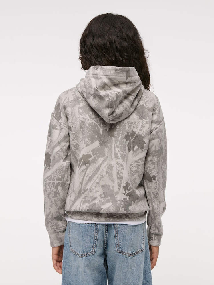 Abercrombie & Fitch Camo Print Logo Hoodie - Image 2 of 4