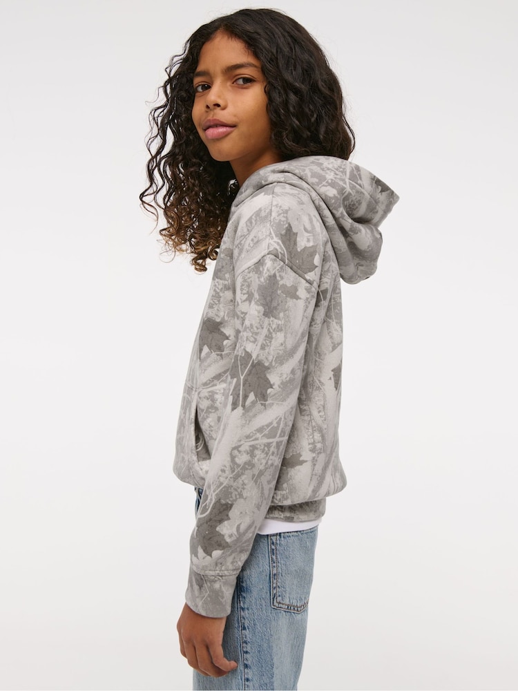 Abercrombie & Fitch Camo Print Logo Hoodie - Image 3 of 4