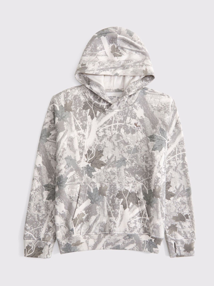 Abercrombie & Fitch Camo Print Logo Hoodie - Image 4 of 4