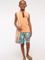 Abercrombie & Fitch Fun Summer Print Swim Shorts - Image 4 of 9