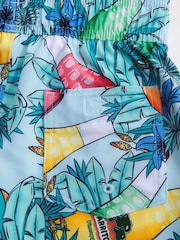 Abercrombie & Fitch Fun Summer Print Swim Shorts - Image 9 of 9