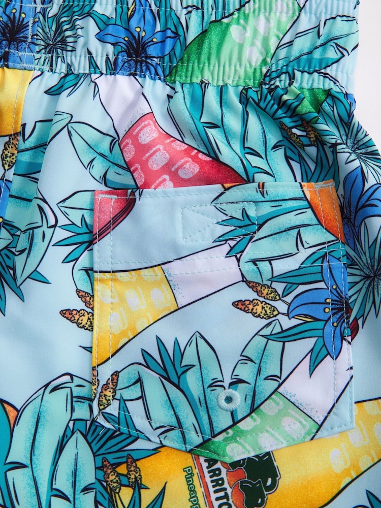 Abercrombie & Fitch Fun Summer Print Swim Shorts - Image 9 of 9