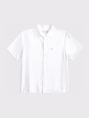 Abercrombie & Fitch Short Sleeve Linen Occasion Shirt - Image 7 of 7