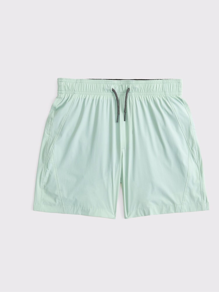 Abercrombie & Fitch Logo Swim Shorts - Image 1 of 3