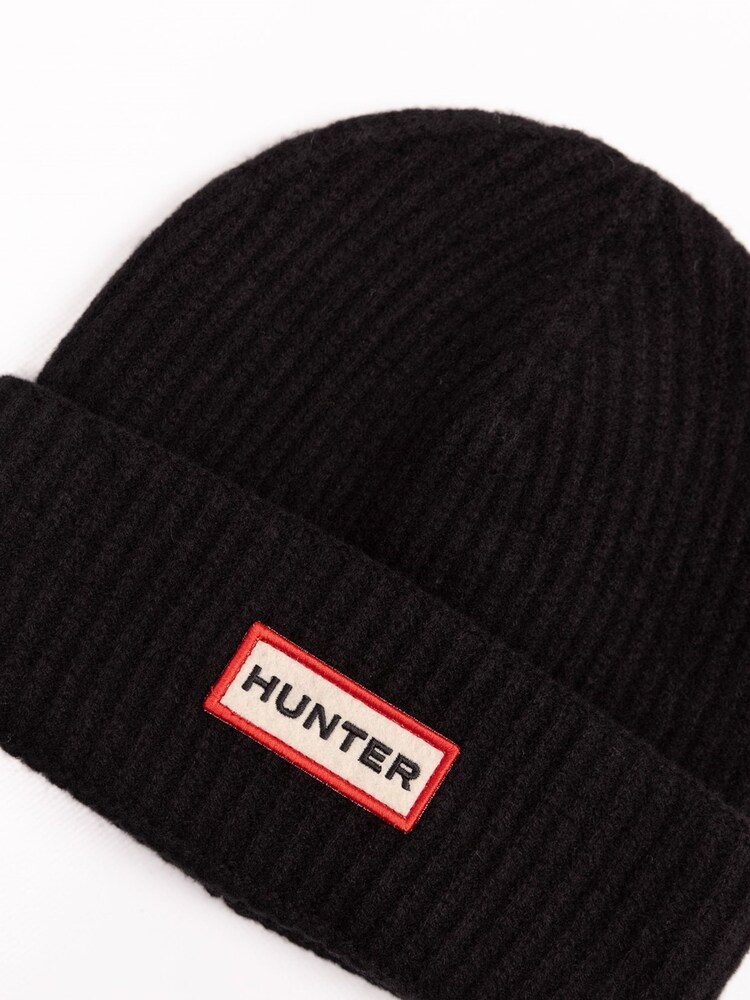 Hunter Fachfin Black Beanie - Image 3 of 3