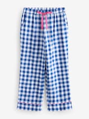 Bath & Body Works Blue Check Button Through Pyjama Set - Image 3 of 6