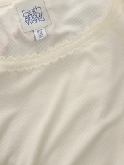 Bath & Body Works Blue Check Jersey Pyjamas - Image 4 of 6