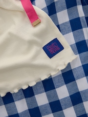 Bath & Body Works Blue Check Jersey Pyjamas - Image 6 of 6
