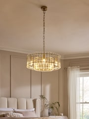 Brass Kensington 5 Light Pendant Ceiling Light - Image 1 of 4