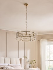 Brass Kensington 5 Light Pendant Ceiling Light - Image 2 of 4