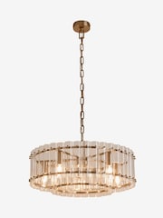 Brass Kensington 5 Light Pendant Ceiling Light - Image 4 of 4
