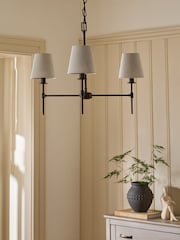 Brass Carolina 6 Light 3 Light Chandelier Light Fitting - Image 2 of 5