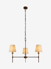 Brass Carolina 6 Light 3 Light Chandelier Light Fitting - Image 5 of 5