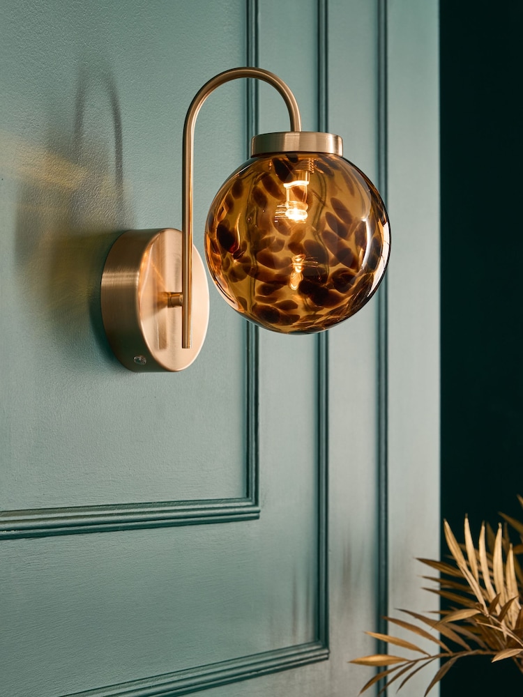 Brown Freya Rechargeable Wireless Wall Light - Image 1 of 6
