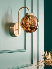 Brown Freya Rechargeable Wireless Wall Light - Image 2 of 6