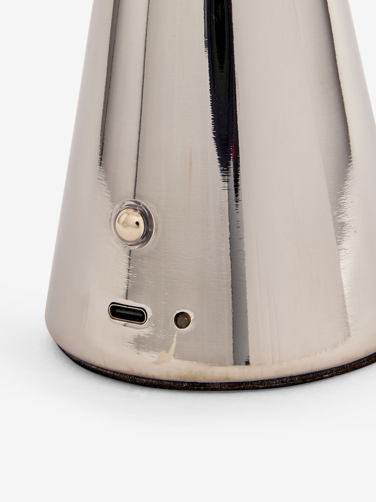 Chrome Shard Rechargeable Table Lamp - Image 9 of 9