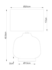 Brown Connor Table Lamp - Image 4 of 4