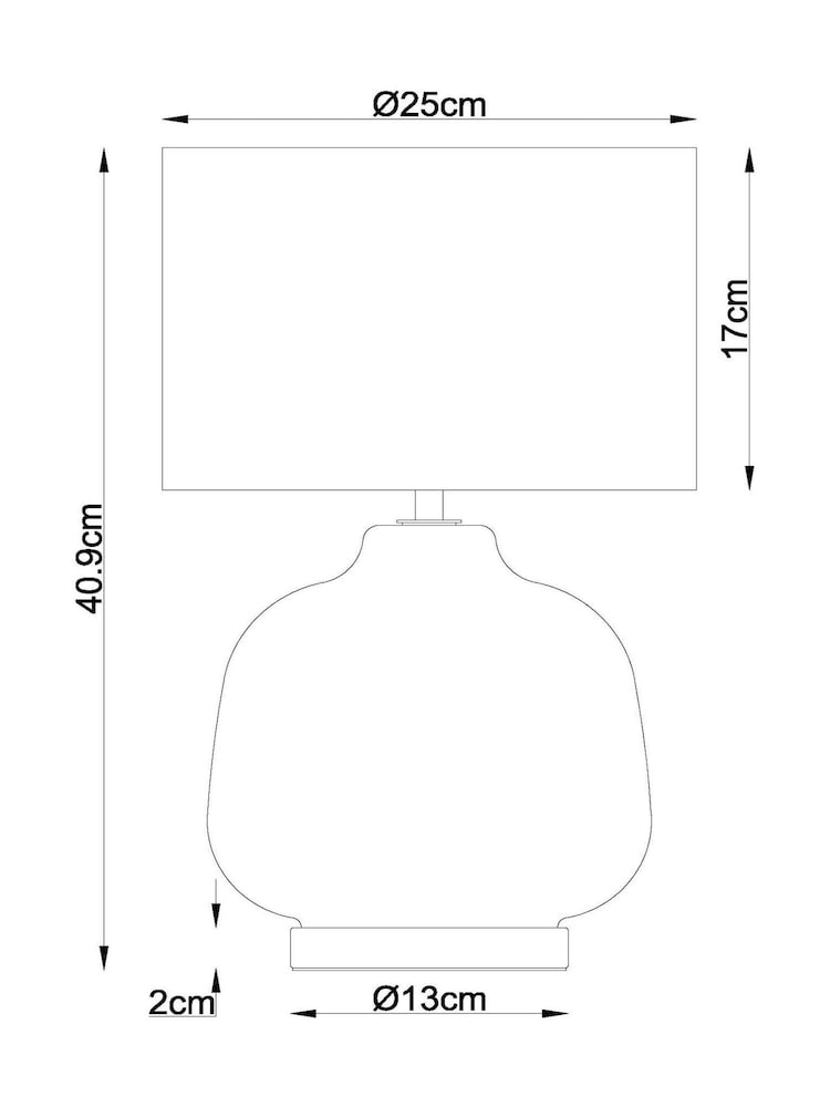 Brown Connor Table Lamp - Image 4 of 4