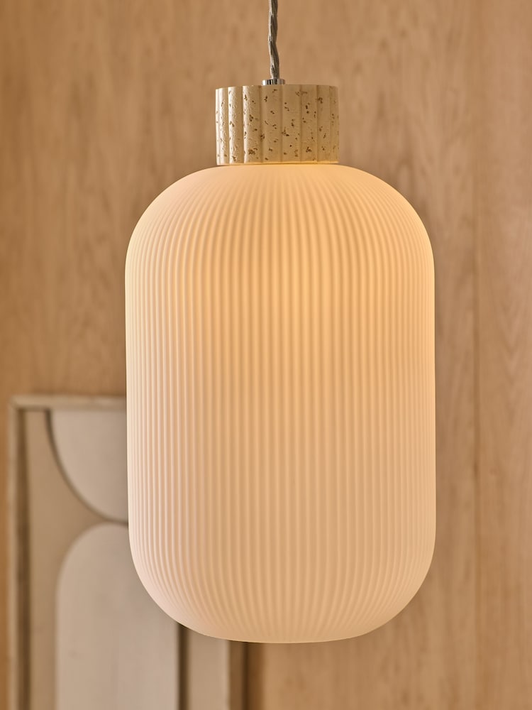 Natural Ryker Easy Fit Pendant Shade Light - Image 1 of 5 Natural Ryker Easy Fit Pendant Shade Light - Image 1 of 5