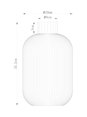 Natural Ryker Easy Fit Pendant Shade Light - Image 4 of 5