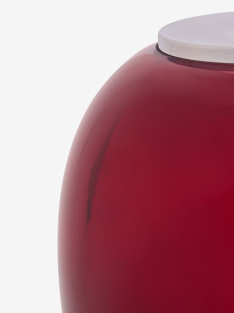 Red Roma Table Lamp Base - Image 6 of 6 Red Roma Table Lamp Base - Image 6 of 6