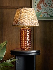 Amber Orange Ezra Table Lamp Base - Image 2 of 6