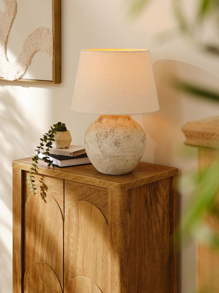 Grey Avebury Rechargeable Table Lamp - Image 1 of 9
